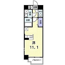 ランドマーク兵庫ファーストステージ ワンルームの間取図画像