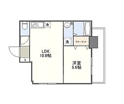 （仮称）稲荷町Mマンション 3階1LDKの間取り