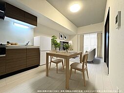 ファースト・ステージ稲荷町 6階1LDKのリビング/ダイニング