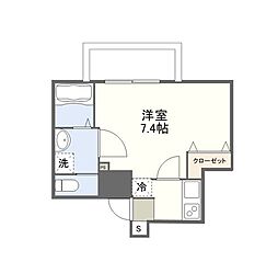 （仮称）稲荷町Mマンション 10階1Kの間取り