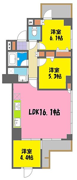 間取りを拡大表示