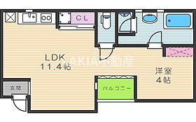 奏住庵  ｜ 大阪府大阪市東住吉区駒川1丁目（賃貸マンション1LDK・3階・34.58㎡） その2