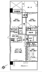 イクシア青砥 3LDKの間取図画像