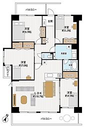 間取図画像 4LDK