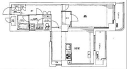 ホワイトパレスシンワ 1LDKの間取図画像