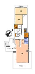 巣鴨第2SYマンション 2LDKの間取図画像