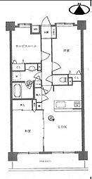 日神パレステージ北綾瀬第2 3LDKの間取図画像