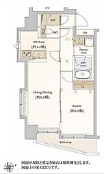 K'sネイション舎人ステーションフロント 1LDKの間取図画像