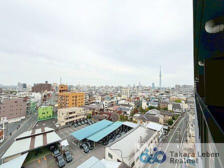 住戸からの眺望。