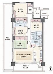 アルネックスシティ 4LDKの間取図画像