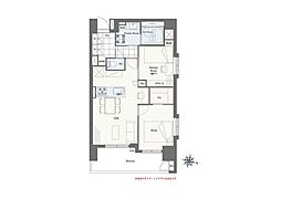 ダイアパレスグランデージ板橋 2LDKの間取図画像