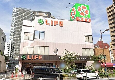 ライフ浅草店 徒歩5分。 350m