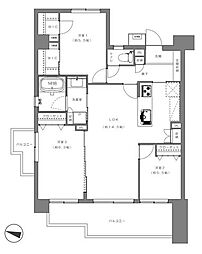 デュオ駒込古河庭園 3LDKの間取図画像