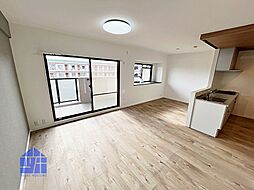 〜全面リフォーム済〜レックスシティ枚方〜即入居可 3LDKのリビング/ダイニング