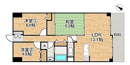 ■3LDK■専有面積64.24m2■バルコニー面積7m2