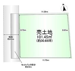 売土地 岡町南3丁目