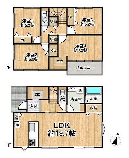 間取りを拡大表示