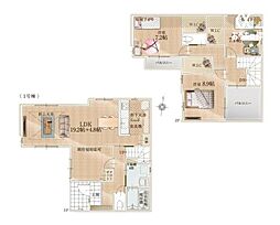 所沢市 上安松14期 全2棟 1号棟