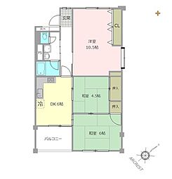 所沢コーポラス D棟