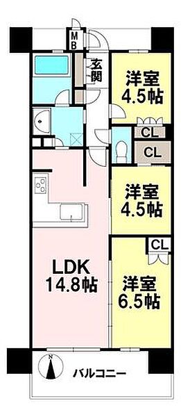 間取りを拡大表示