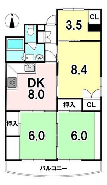 間取りを拡大表示