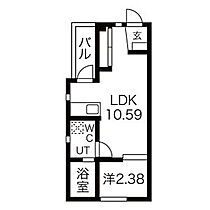 Lugar bonito(ルガルボニート) 303 ｜ 愛知県名古屋市東区大幸1丁目（賃貸アパート1R・3階・28.08㎡） その2