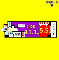 グランルクレ新栄イースト  ｜ 愛知県名古屋市中区新栄2丁目（賃貸マンション1LDK・2階・41.02㎡） その2