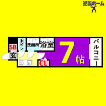 愛知県名古屋市中区栄5丁目（賃貸マンション1K・7階・22.48㎡） その2