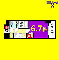 プレサンスNAGOYA覚王山  ｜ 愛知県名古屋市千種区田代本通1丁目（賃貸マンション1K・6階・22.80㎡） その2