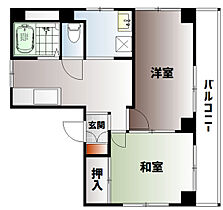 柴田ビル  ｜ 岡山県岡山市北区弓之町（賃貸マンション2K・3階・41.58㎡） その2