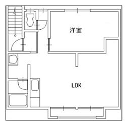 メゾン広谷 1LDKの間取図画像