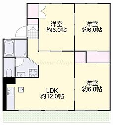 第2アネックス 3LDKの間取図画像