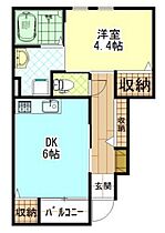 アムール雅  ｜ 岡山県岡山市北区奉還町3丁目（賃貸アパート1DK・1階・30.54㎡） その2