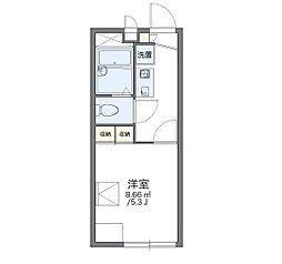 レオパレスメゾン・ド・津島 1Kの間取図画像
