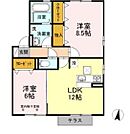 中学校「岡山市立吉備中学校まで2171ｍ」