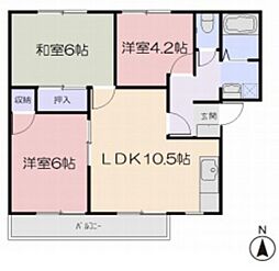 グラン・メゾンB 3LDKの間取図画像
