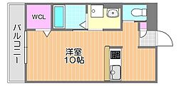 Minette ワンルームの間取図画像