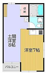 AEROAD ワンルームの間取図画像