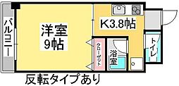 エクセル津島 1Kの間取図画像
