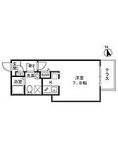 東京都練馬区東大泉4丁目（賃貸マンション1R・1階・24.96㎡） その2