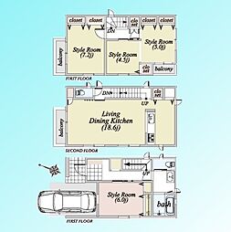 物件画像 さいたま市浦和区元町　3号棟