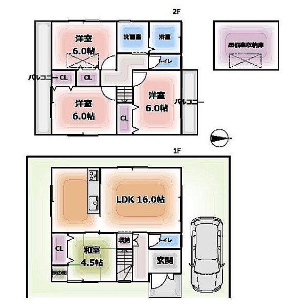 間取りを拡大表示