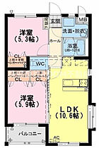 グラン・ブルー  ｜ 宮崎県日南市吾田西3丁目11番40（賃貸マンション2LDK・3階・51.92㎡） その2