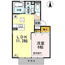 プラウド年見  ｜ 宮崎県都城市年見町33-4-3（賃貸アパート1LDK・1階・40.18㎡） その2