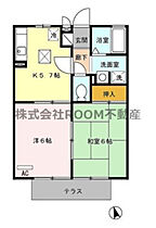 アメニティK  ｜ 宮崎県都城市立野町12号1（賃貸アパート2K・2階・40.07㎡） その2