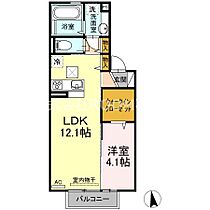 ラ・ナチュール  ｜ 宮崎県都城市下川東4丁目10号2番地1（賃貸アパート1LDK・2階・40.96㎡） その2