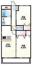 Petite　grange  ｜ 宮崎県都城市上東町（賃貸マンション2LDK・3階・53.50㎡） その2