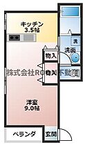 ラパン郡元  ｜ 宮崎県都城市郡元町2646（賃貸アパート1R・1階・33.53㎡） その2