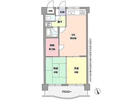 2DK 間取り