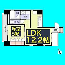 愛知県名古屋市中区橘1丁目16-21（賃貸マンション1LDK・5階・42.55㎡） その2